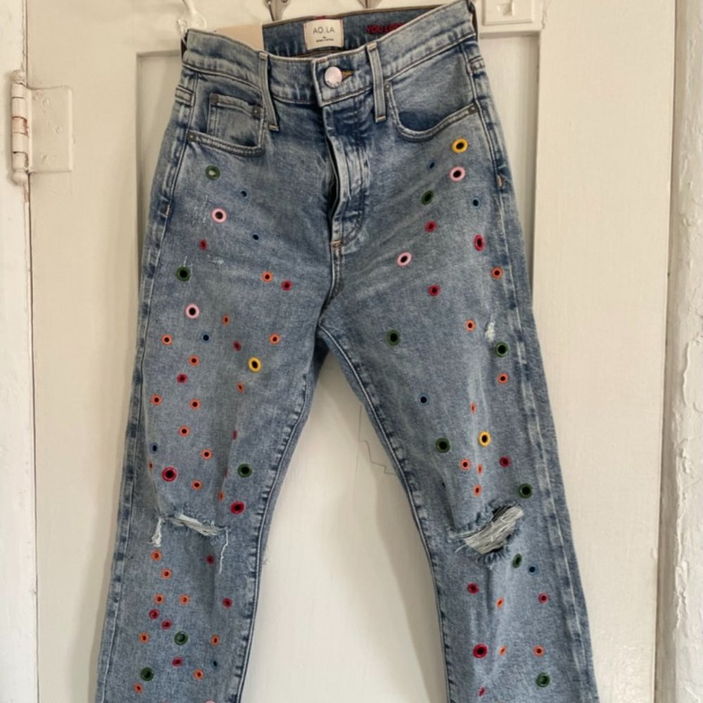 Alice + Olivia Amazing High Rise Girlfriend Slim